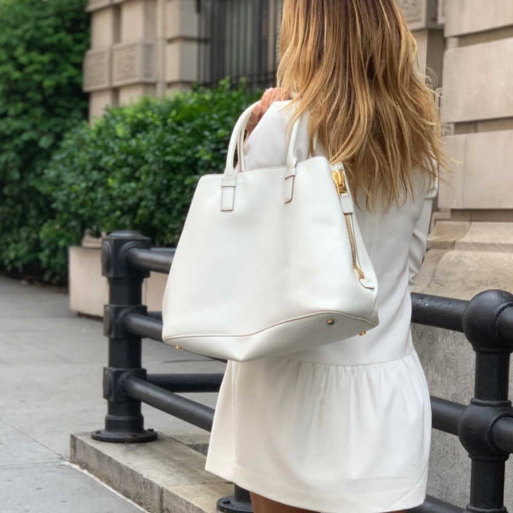 White mini dress